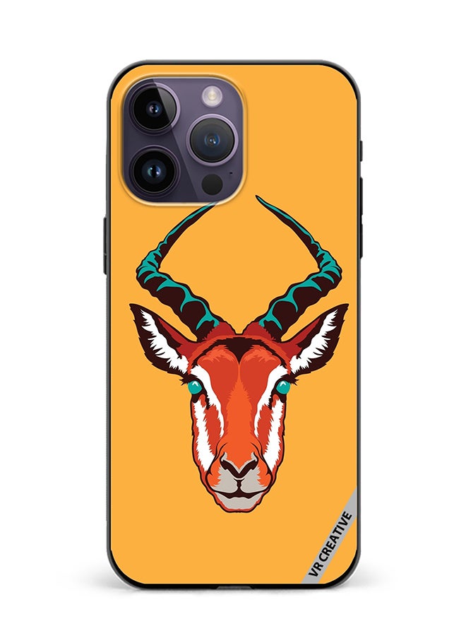 VR CREATIVE Protective Case Cover For Apple iPhone 15 Pro Arabian Oryx Design Multicolour - Image 1
