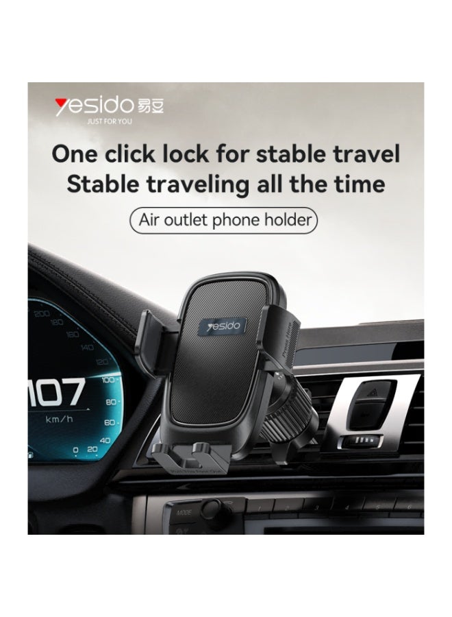 يسيدو حامل هاتف محمول C241 يُثبّت في فتحة تهوية السيارة | حامل هاتف للسيارة بدون استخدام اليدين - Image 2