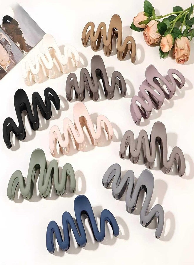 Glamezone Korean Big Matte Hair Clip Claw Clutcher for Thick and Thin Women and Girls(265) - Image 1