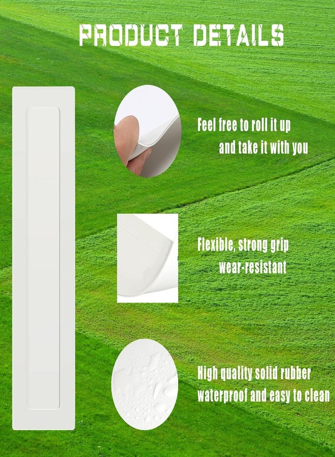 SXYYDSG 2 Pcs Baseball Pitching Rubber, Pitcher's Plate, Baseball & Softball Pitching Mound Rubber for Baseball Softball Games, Practice, Skill Camps, Coaching Equipment - Image 4