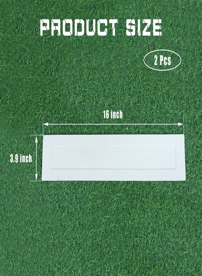 SXYYDSG 2 Pcs Baseball Pitching Rubber, Pitcher's Plate, Baseball & Softball Pitching Mound Rubber for Baseball Softball Games, Practice, Skill Camps, Coaching Equipment - Image 2