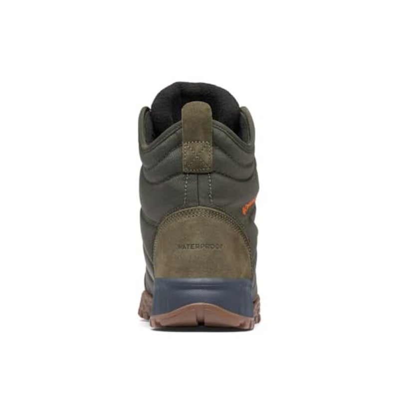 Columbia Fairbanks Rover Men's Snow Boot for winter hiking, waterproof nylon and synthetic leather, black, insulated with Omni-Heat thermal reflective lining - Image 3