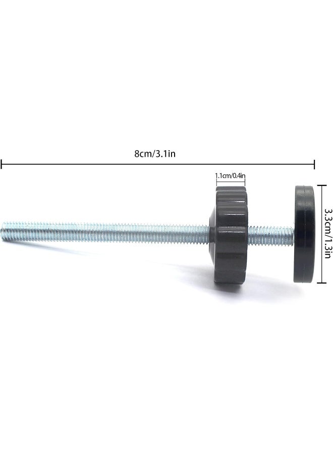 vmaisi vmaisi 4 Pack 8MM Baby Gate Threaded Spindle Rod - 8CM Short for Safety Pressure Gates  - Image 1
