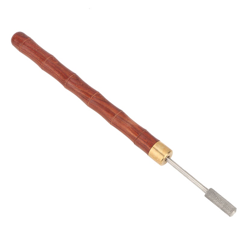 Leather Edge Dye Pen High-Grade Brass Head Sandalwood Handle - Oil Saving Leather Edge Finisher for DIY Leather Craft, Leatherworking Beginners & Professional Leather Crafters - Image 3