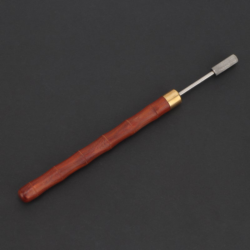 Leather Edge Dye Pen High-Grade Brass Head Sandalwood Handle - Oil Saving Leather Edge Finisher for DIY Leather Craft, Leatherworking Beginners & Professional Leather Crafters - Image 4