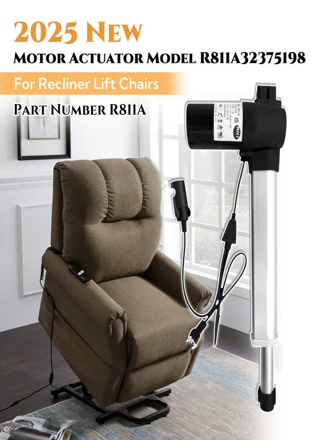 Maigoo Power Recliner Chair Motor and Actuator Replacement Model R811A32375198 for Sofa Lift Chairs,Part Number R811A - Image 2