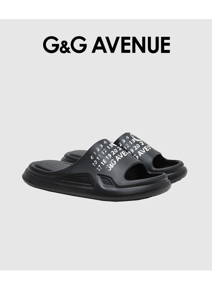 G&G AVENUE Pillow Slippers for Women and Men Non Slip Quick Drying Shower Slides Bathroom Sandals Ultra Cushion Thick Sole  - Image 1