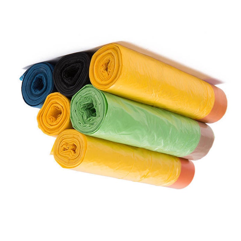 Drawstring Garbage Bags Thickened Large Capacity Trash Bags for Kitchen Bathroom Office 15pcs - Image 3
