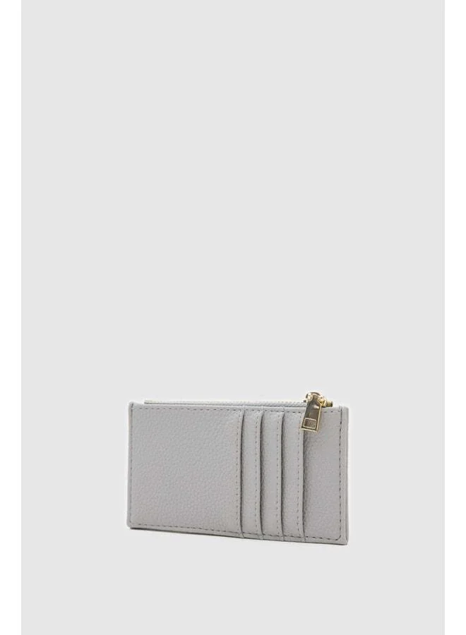 Shule Bags  Linn Textured Women's Cardholder Gray. for Women | Best Price UAE
