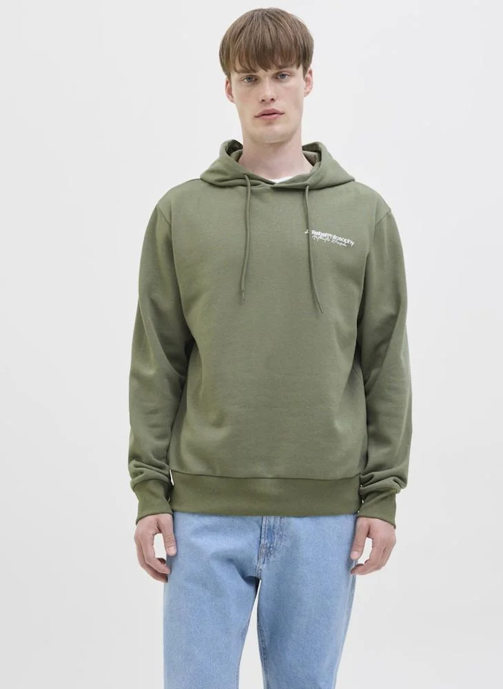 Graphic Regular Fit Pullover Hoodie