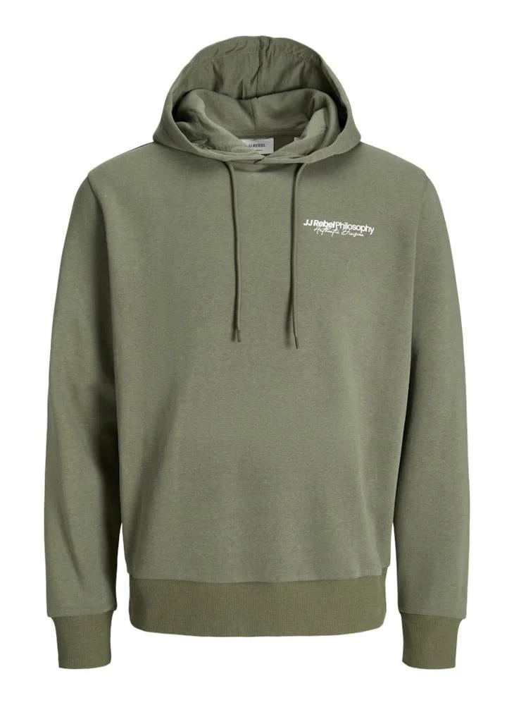 JJ Rebel  Graphic Regular Fit Pullover Hoodie for Men | Best Price UAE