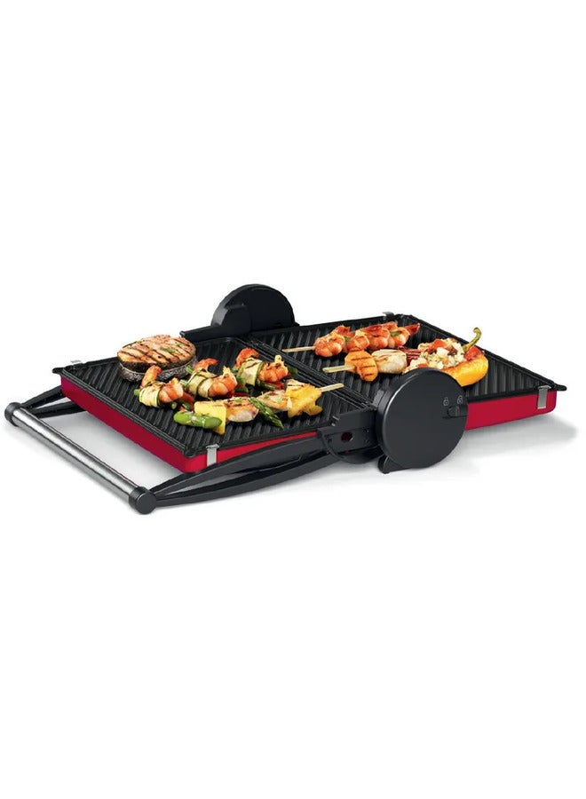 BOSCH Electric Contact Toaster Grill Steel Body 2000 W TCG4104GB Red - Image 5