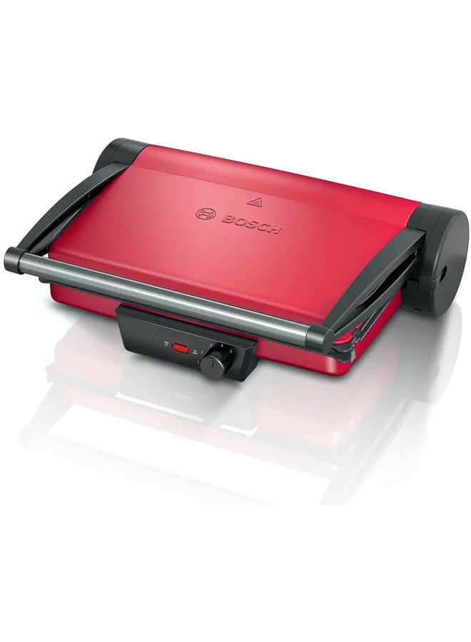 BOSCH Electric Contact Toaster Grill Steel Body 2000 W TCG4104GB Red - Image 1