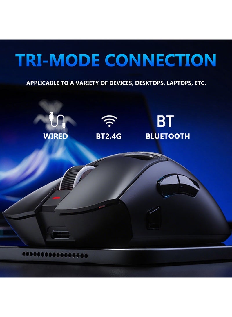 AULA AULA SC620 Bluetooth Wireless E-sports Mouse Tri-Mode Hollowing RGB Mouse Ergonomics Lightweight Mice PC Gamer Accessories​ Gift - Image 2