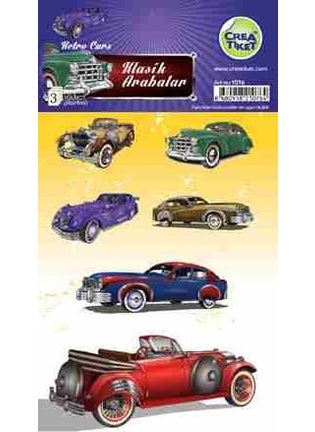 Crea Ticket Crea Sticker Decal Classic Cars 1076 