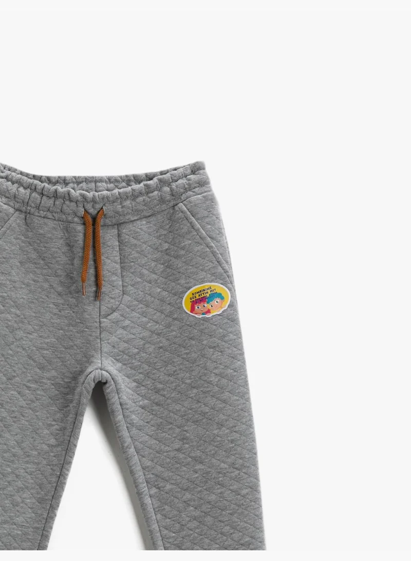 KOTON Jogger Sweatpants Quilted