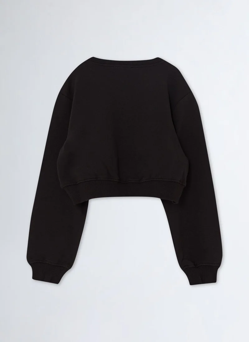 ليو جو Sweatshirt with Embroidered Logo