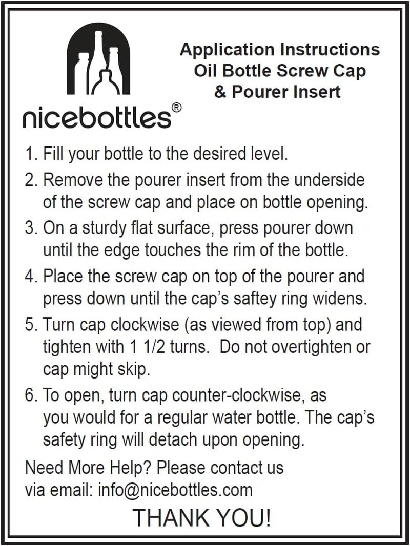 nicebottles 6 x Green Olive Oil Bottles with Lid and Pourer 750ml - Image 4