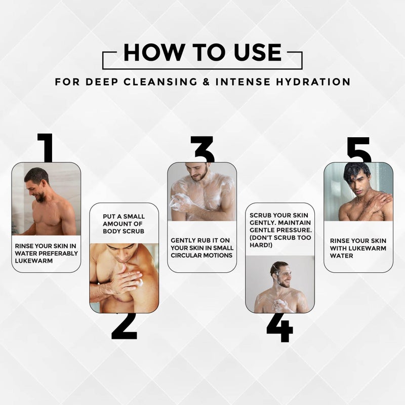 Bravado مقشر الجسم للعناية بالسبا من برافادو للرجال - تقشير، إزالة تان وترطيب البشرة بمكونات مغذية | مزيل للرؤوس السوداء وحل لإزالة التان | كريم للوجه، منظف للوجه، مقشر للبشرة | 100 جرام - Image 4