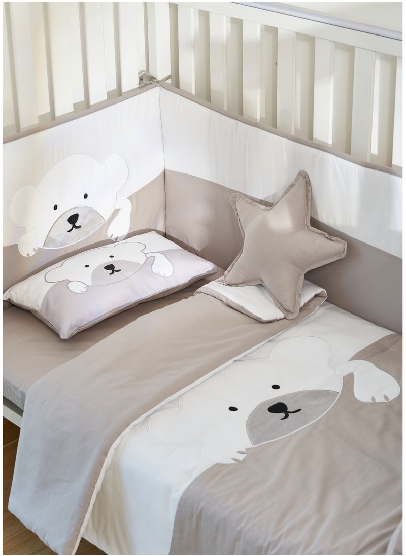 elphybaby - Baby Crib Bedding Set, 6 Pieces - Image 1