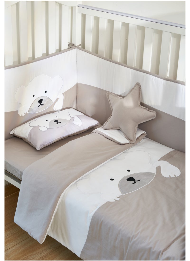 elphybaby - Baby Crib Bedding Set, 6 Pieces - Image 1