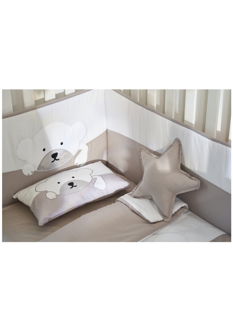 elphybaby - Baby Crib Bedding Set, 6 Pieces - Image 1