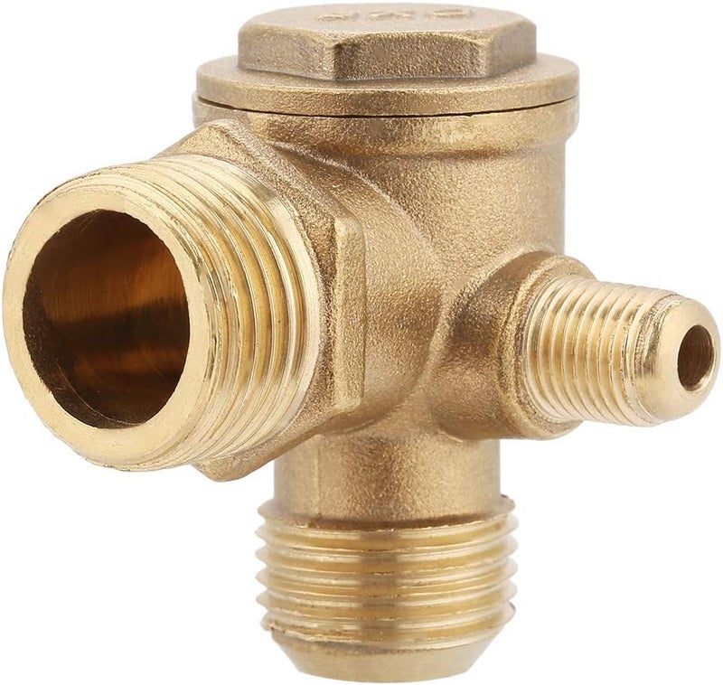 klarako Strength 90 Degree Brass Air Valve, Checkvalve for Tube for Compressor for Piston Pump for Air Pressure Tank default - Image 1