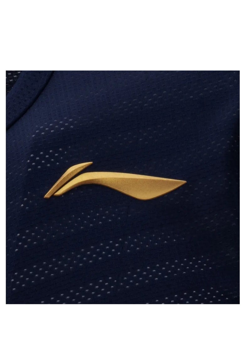 Li-Ning ESSENTIAL 3D T-SHIRT (NAVY) (ATST693-4-3XL) - Image 4
