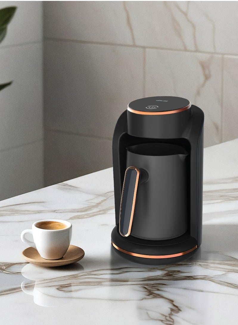 GREEN LION Mazaj Turkish Coffee Maker / 250ml Capacity / Brews Up to 5 Cups / One-Touch Operation / Auto Shut-Off / Overflow Sensor / BPA-Free Plastic / Stainless Steel Mug / 600W Power - Image 2