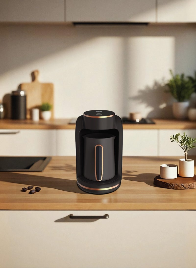 GREEN LION Mazaj Turkish Coffee Maker / 250ml Capacity / Brews Up to 5 Cups / One-Touch Operation / Auto Shut-Off / Overflow Sensor / BPA-Free Plastic / Stainless Steel Mug / 600W Power - Image 3