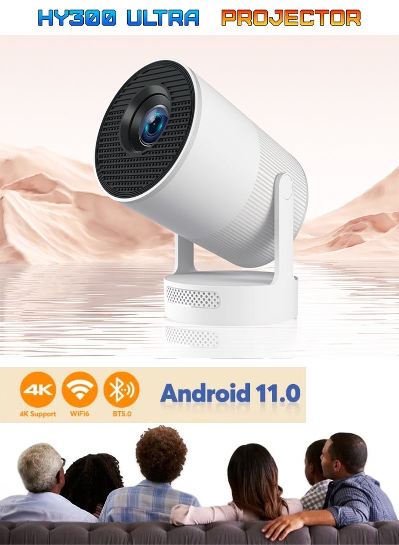 فومو مشروع محمول - يدعم دقة 1080P/4K فائقة الوضوح - 170 لومن ANSI - واي فاي 6 وبلوتوث 5.4 - نظام أندرويد 11 - مكبر صوت هاي فاي مدمج - سينما منزلية مناسبة للألعاب والمكتب والأفلام - Image 1