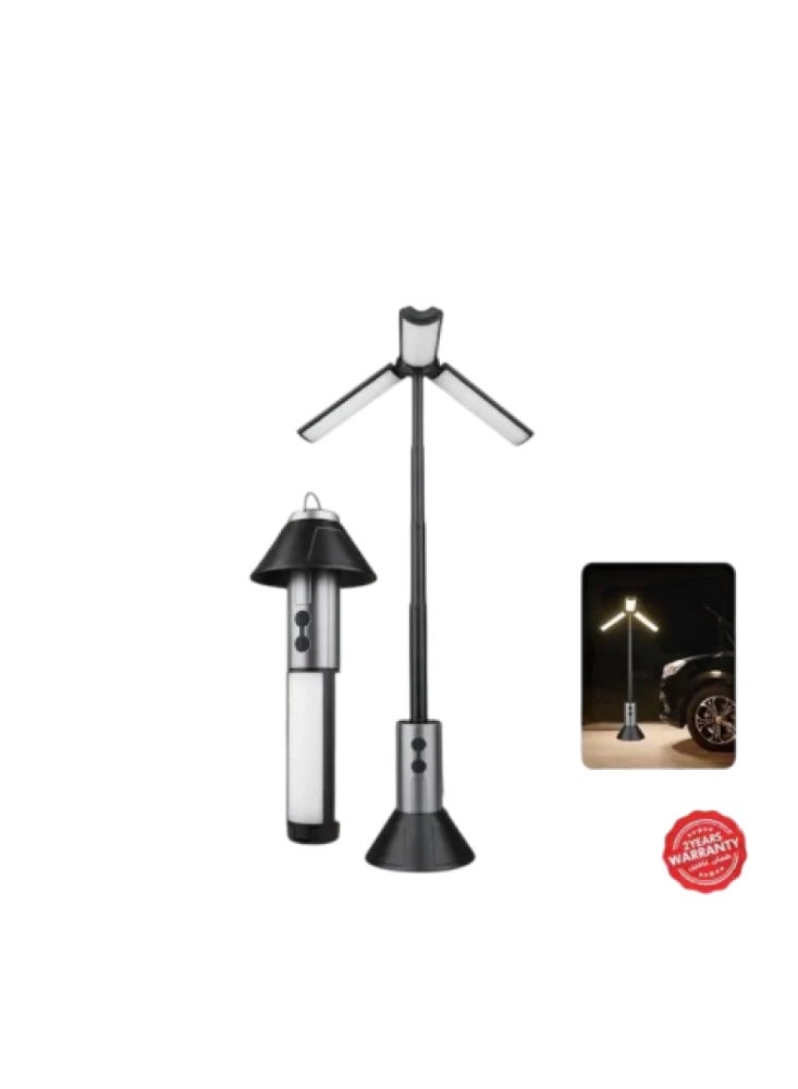 ال سي العنوان: مصباح تخييم خارجي LED قابل لإعادة الشحن، مقاوم للعوامل الجوية DLC-32899 - Image 1