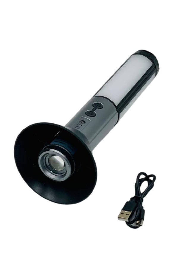 ال سي العنوان: مصباح تخييم خارجي LED قابل لإعادة الشحن، مقاوم للعوامل الجوية DLC-32899 - Image 4