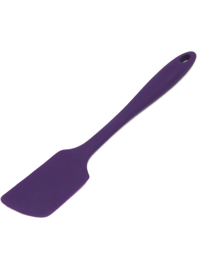 Chef Craft Premium Dishwasher Safe Silicone Angled Spatula Purple 11inch 13565 - Image 1
