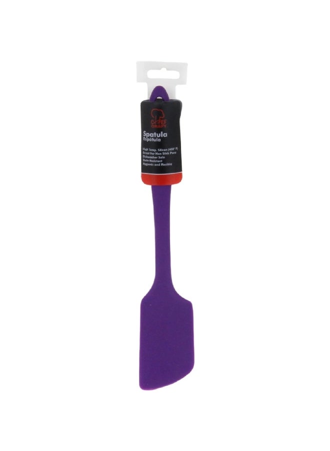 Chef Craft Premium Dishwasher Safe Silicone Angled Spatula Purple 11inch 13565 - Image 2