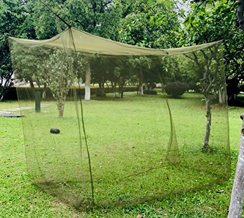 Aquinas Eagle Mosquito Net- Military Green Portable Tactical Mosquito Netting for Camping – Completely Covers a Sleeping Bag, Bed or Cot - Image 5