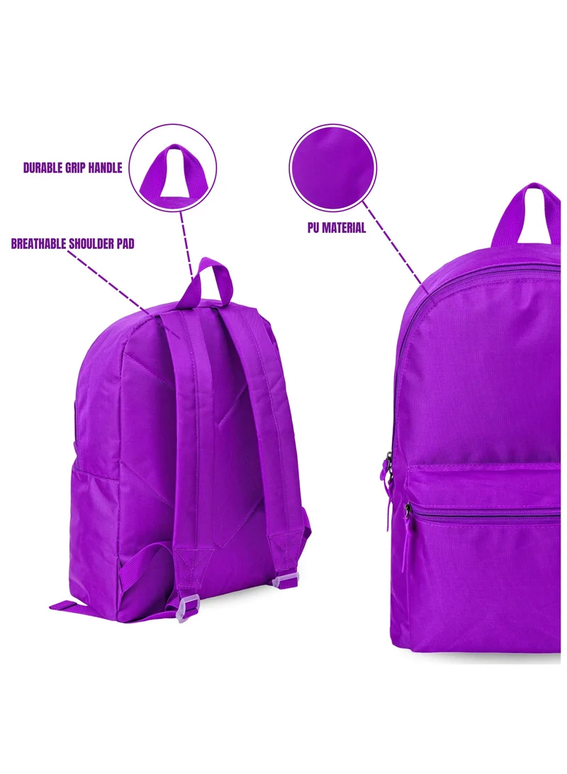 Nova purple Nova GPP2 16-Inch School Backpack for Girls, School Bag for Women | Best Price UAE