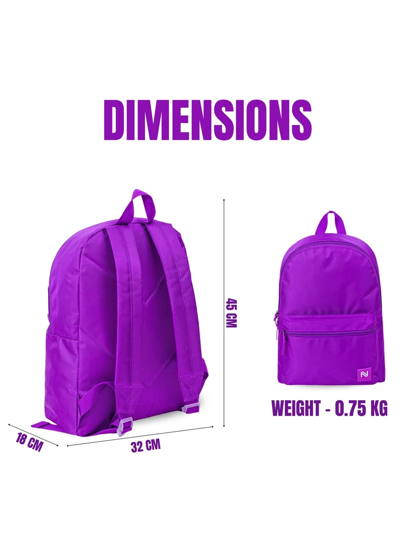 Nova purple Nova GPP2 16-Inch School Backpack for Girls, School Bag for Women | Best Price UAE