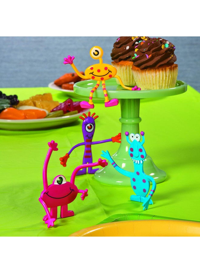 Fun Express Bendy Halloween Monsters - Bulk Set of 24 - Bendable Toys, Party Favors and Handouts - Image 2