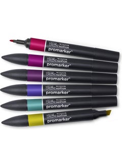 Winsor Newton Winsor Newton Promarker 6-pack Rich Tones  - Image 1