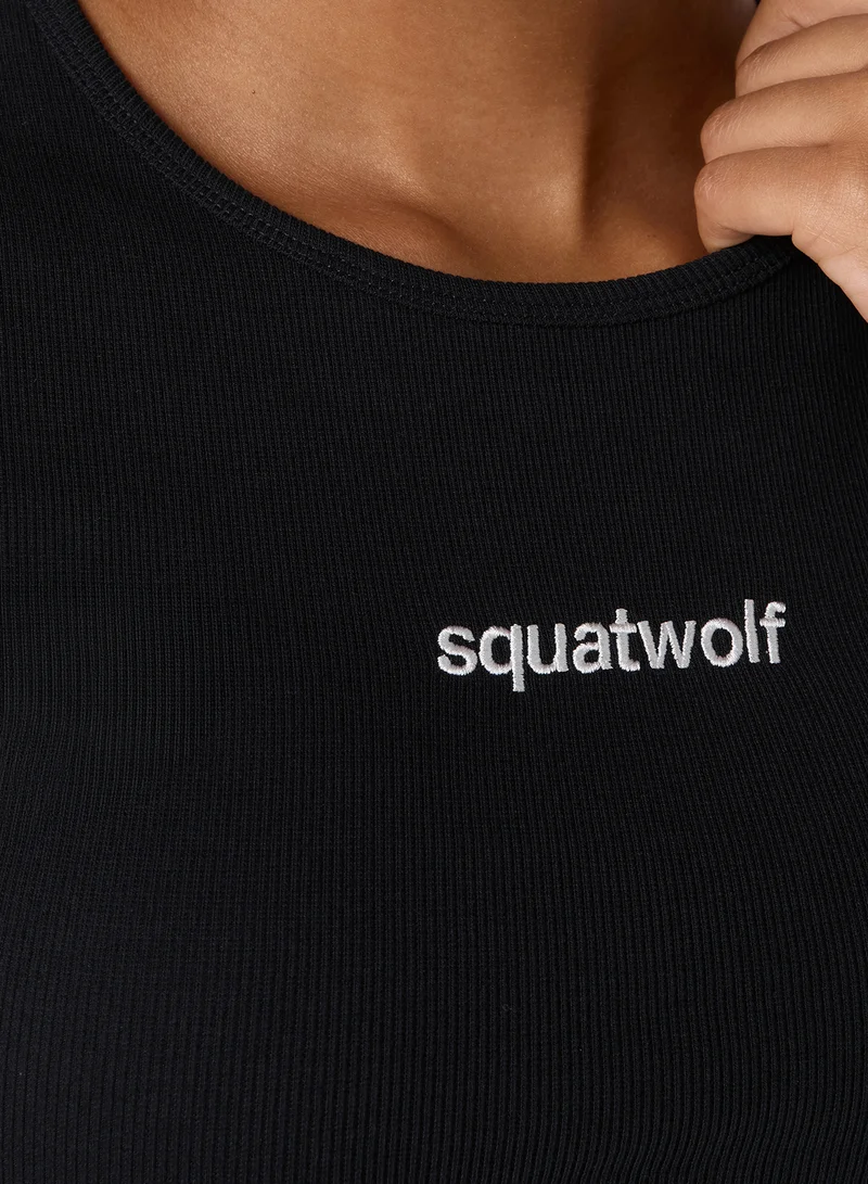 Squatwolf BLACK Baby Basic T-Shirt for Women | Best Price UAE