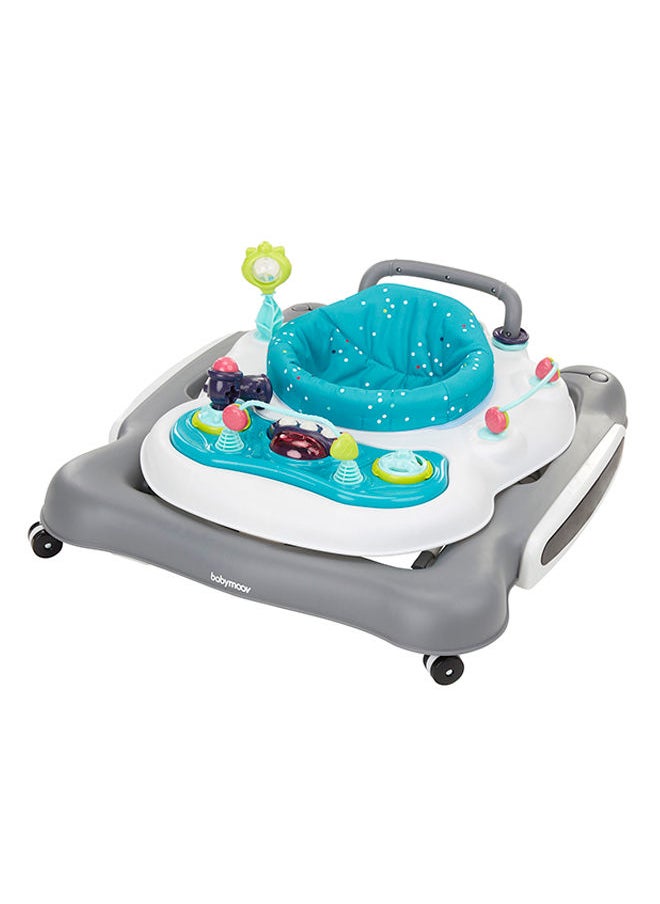 babymoov 5In1 Baby Walker, Push Toy, Swing 360° Seat And Play Area, Non-Slip Grips, Padded Seats, 3 Level Height Adjustable, Includes Interactive Toys And Activities, Easy To Fold, Store And Transport  - Image 3