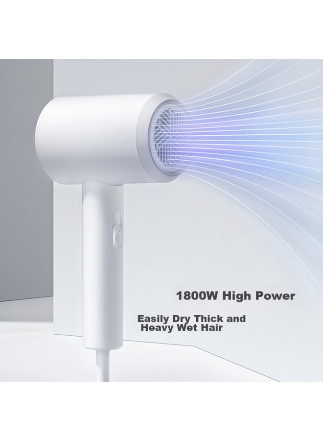 Flyco Hair Dryer For Dormitory Use, Gentle Wind Negative Ion Constant Temperature Hair Protection, Home Use Hot And Cold High-volume Fast-drying Hair Dryer Fh6290 1800w - Image 3