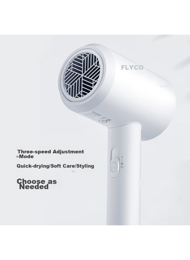Flyco Hair Dryer For Dormitory Use, Gentle Wind Negative Ion Constant Temperature Hair Protection, Home Use Hot And Cold High-volume Fast-drying Hair Dryer Fh6290 1800w - Image 2