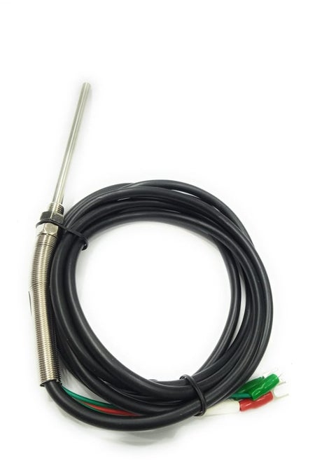 (WZTP-130) Pt100 2M Temperature Sensor Probe, High Temperature Resistant Waterproof K Type Thermocouple Anti Interference for Thermometers