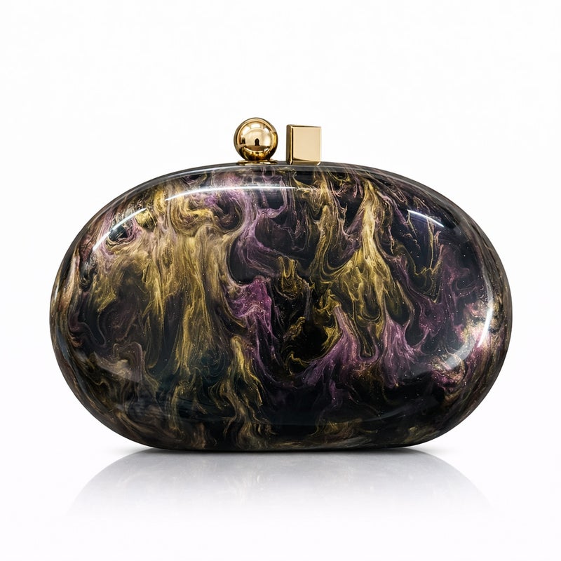 New Women'S Bag Acrylic Evening Bag Single Shoulder Crossbody Party Light Luxury Chain Shell Clutch Evening Bag - Image 1