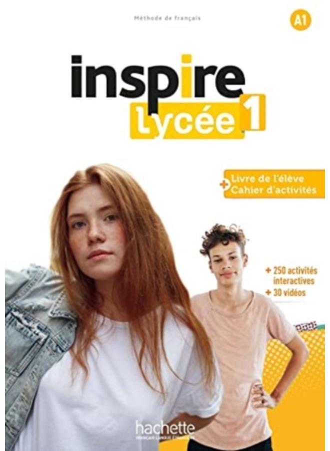 Inspire Lycee 1 : Livre de l'eleve + cahier d'activites + digital. A1