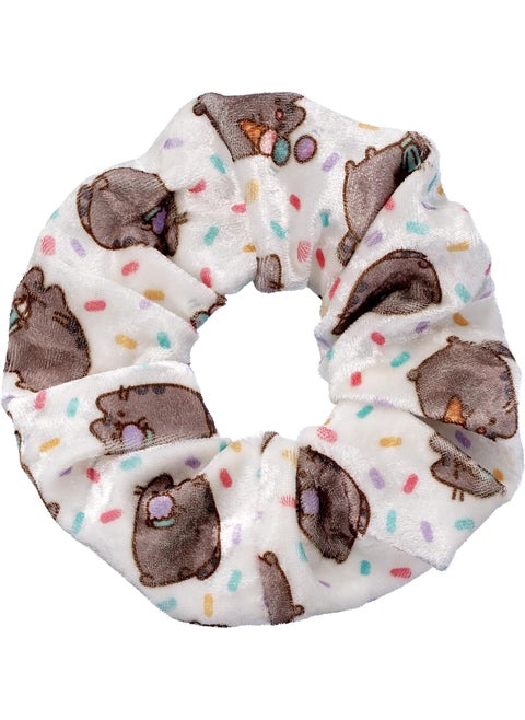 Pusheen the Cat White Ice Cream Hair Scrunchie 1 Count Pack of 1