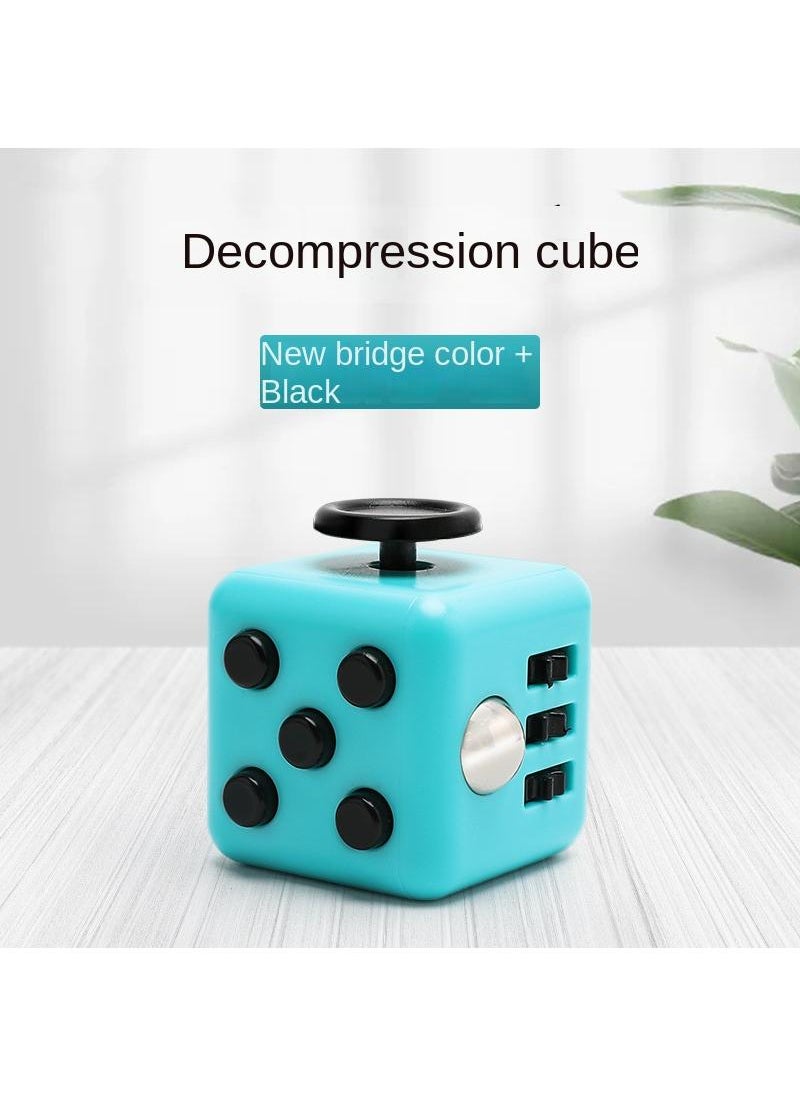 Y&D Unzip Rubik's Cube Toy Fidget Cube Adult Decompression Game Dice-New Bridge Black 