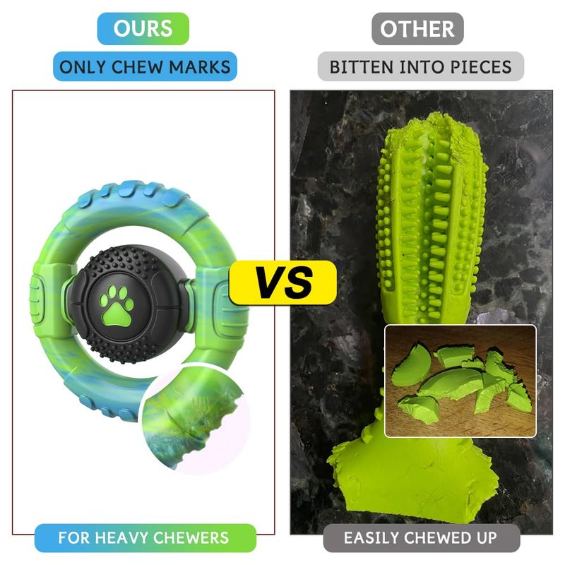 wodifer Dog Toys for Aggressive Chewers Large Medium Breed, Indestructible Squeaky Dog Chew Toys, Tough Nylon Rubber Interactive Dog Toys to Keep Them Busy - Image 5